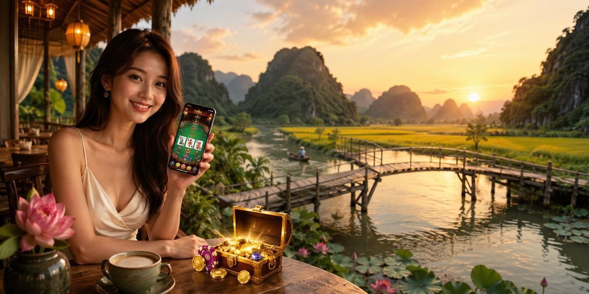 Người chơi trải nghiệm game bài tại Ninh Bình